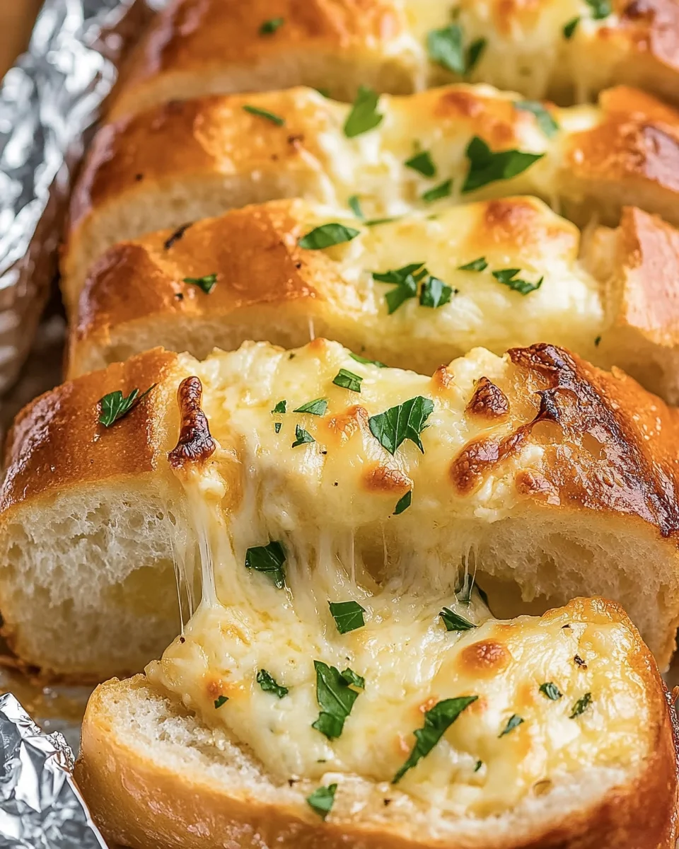 Cheesy Garlic Bread – The Best Homemade Recipe with Gooey Cheese