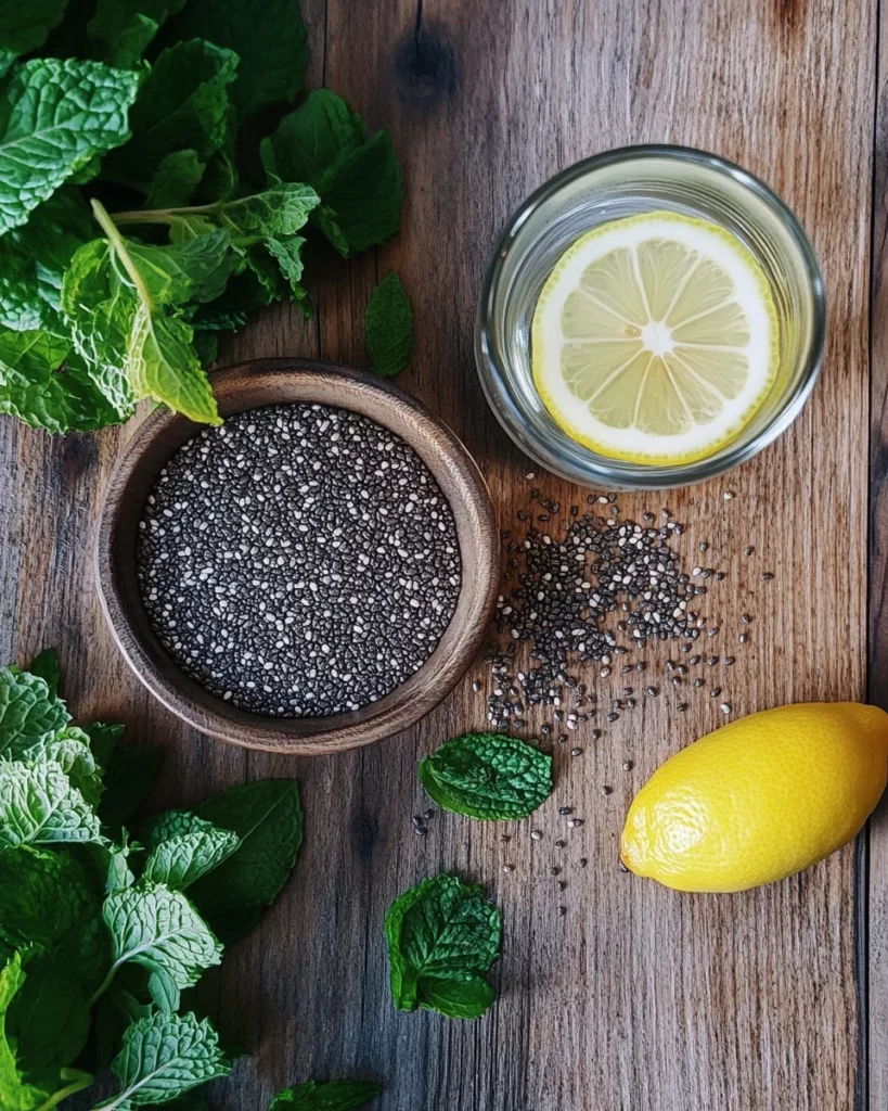 How to Make Chia Seed Water – The Best 1-Ingredient Detox Drink 6 How to make chia seed water with lemon and mint