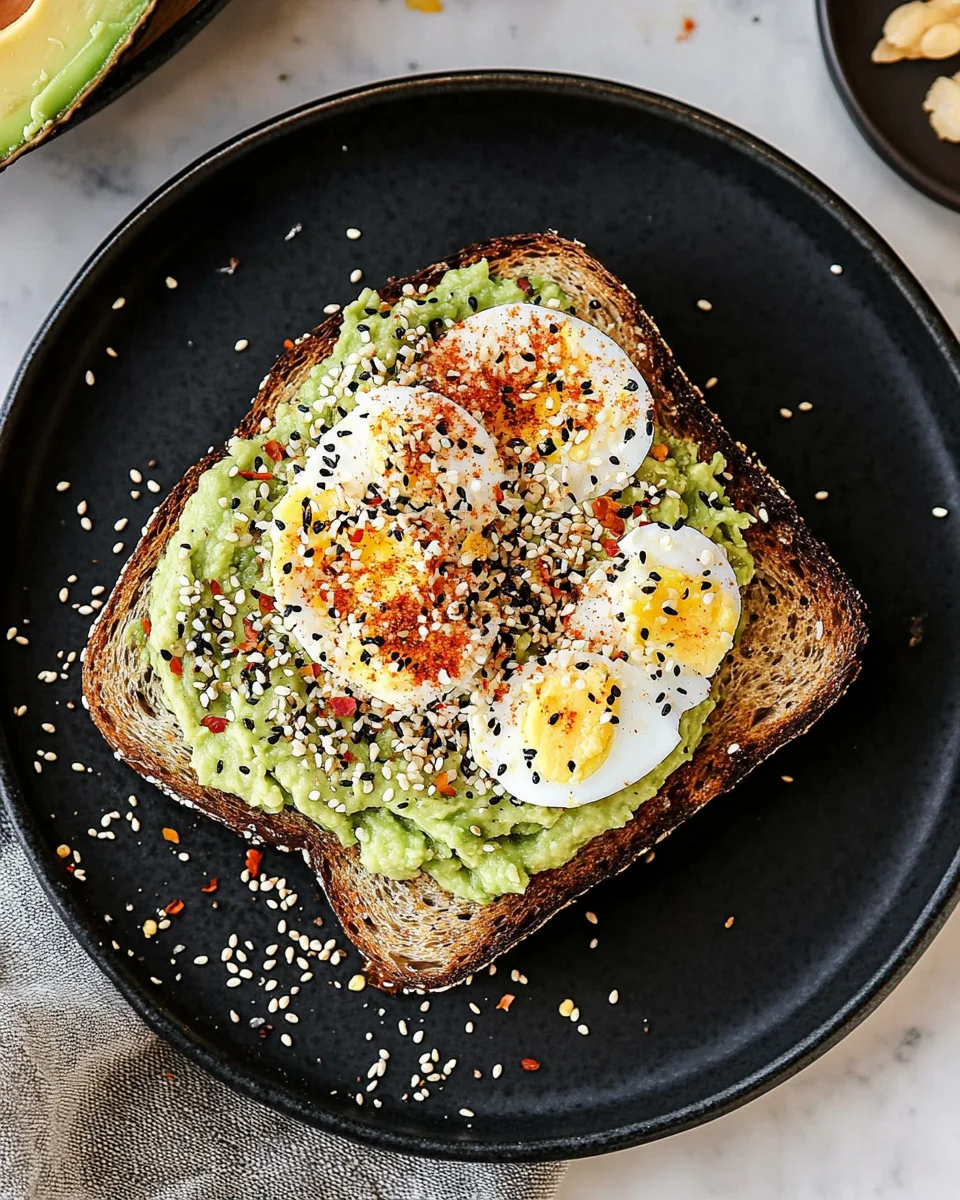 Grated Egg Avocado Toast – The Best 2025 Breakfast Trend You’ll Love