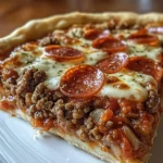 Hamburger Pizza Pie Recipe 6 hamburger pizza pie fresh from oven