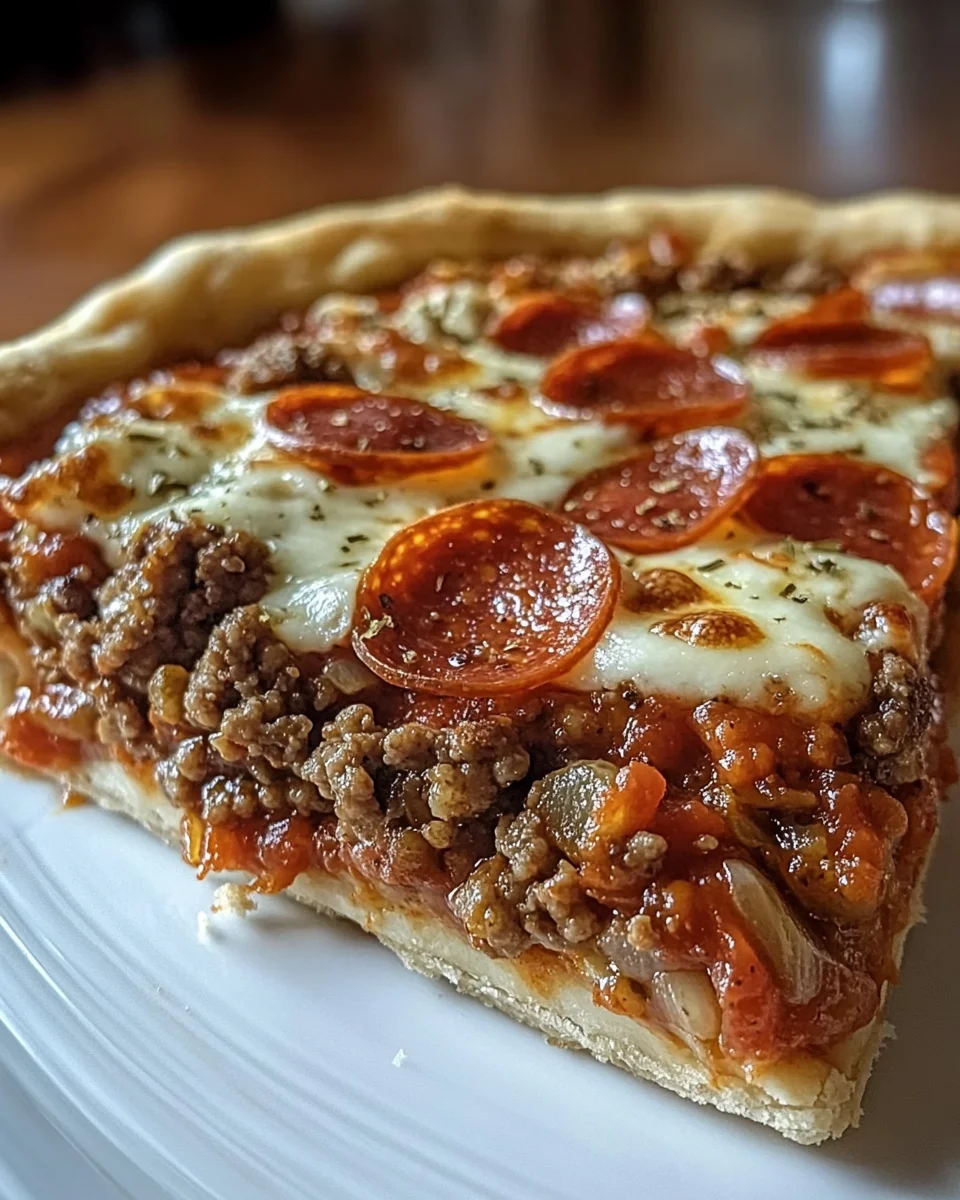 Hamburger Pizza Pie Recipe