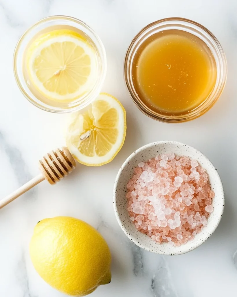 Pink Salt Weight Loss Recipe – 4 Ingredients, Big Results 5 Glass of pink salt weight loss recipe with lemon and honey