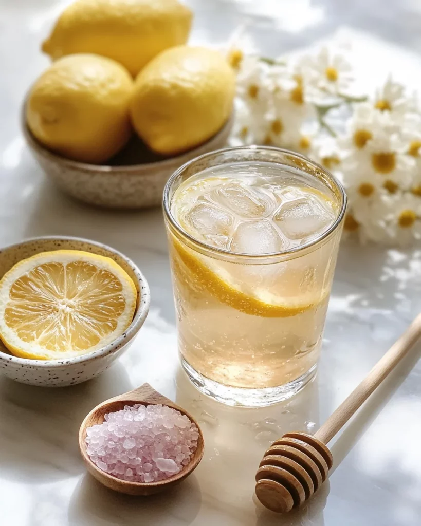 Japanese Pink Salt Recipe 3 Japanese pink salt recipe detox drink in glass