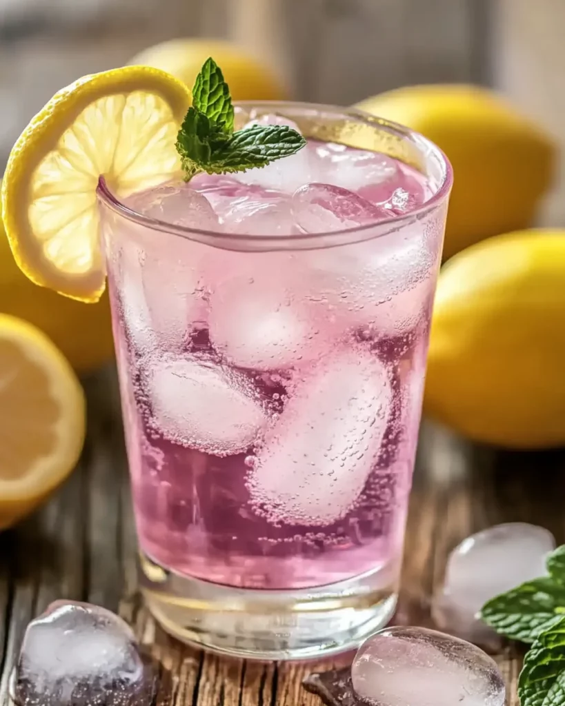 Pink Salt and Ice Recipe – The Ultimate Natural Detox 3 Pink Salt and Ice Recipe in a tall glass with lemon and honey