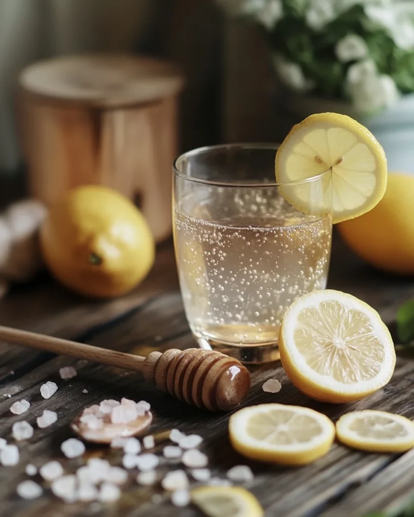 Pink Salt Weight Loss Recipe – 4 Ingredients, Big Results 4 Glass of pink salt weight loss recipe with lemon and honey