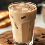 Vegan Cold Coffee – The Best 1-Ingredient Creamy Recipe to Try 4 Vegan Cold Coffee in a glass with ice and froth