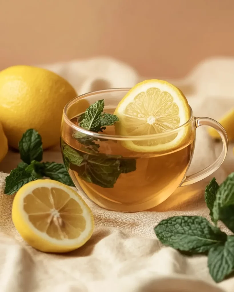 Bariatric Tea Recipe – The Best Natural Drink for Weight Loss 3 bariatric tea recipe with fresh ginger and peppermint