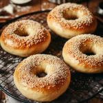 easy cottage cheese bagels with toppings