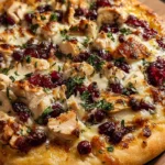 Cranberry Chicken & Brie Pizza Recipe 5 0 1 2