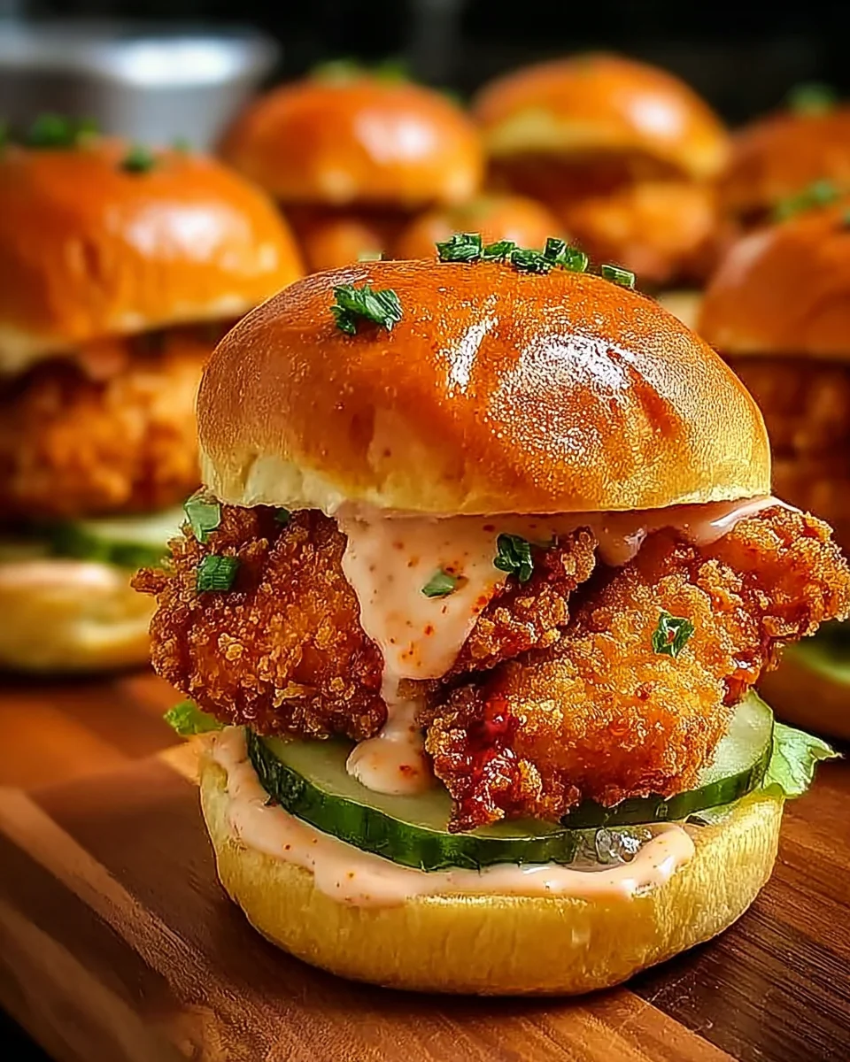 Chicken Bang Bang Sliders