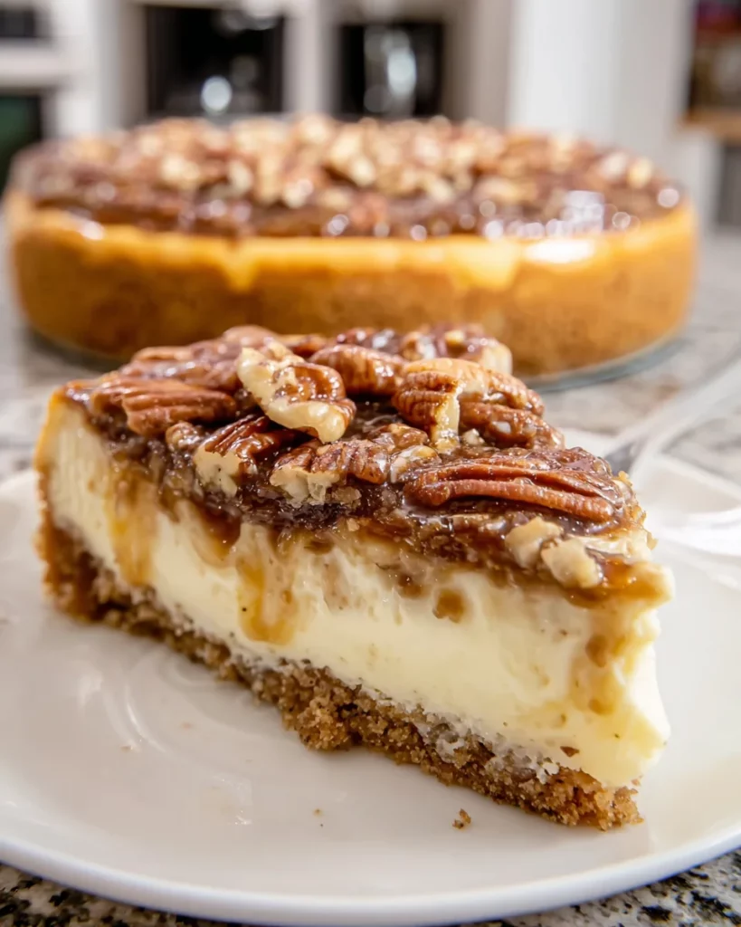 Pecan Cheesecake Pie 4 0 3 4