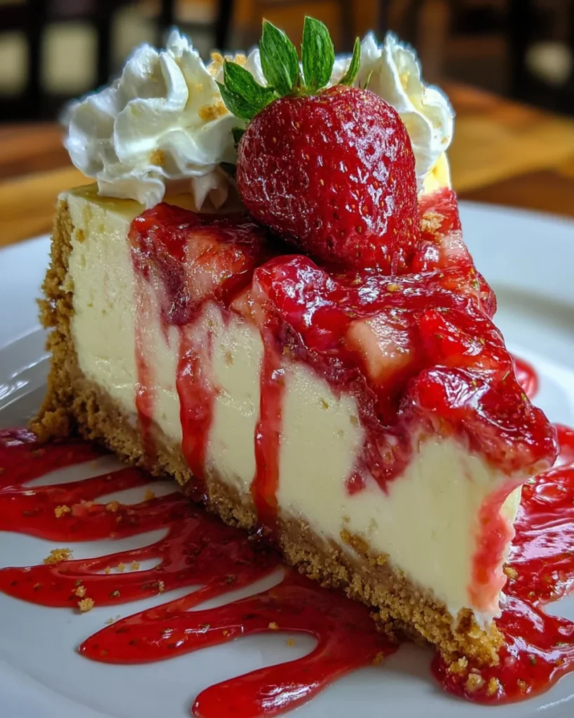 White Chocolate Strawberry Cheesecake: A Sweet Delight! 3 White Chocolate Strawberry Cheesecake