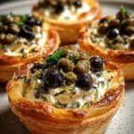 Savory Ricotta Tartlets Olives Capers 5 Savory Ricotta Tartlets Olives Capers