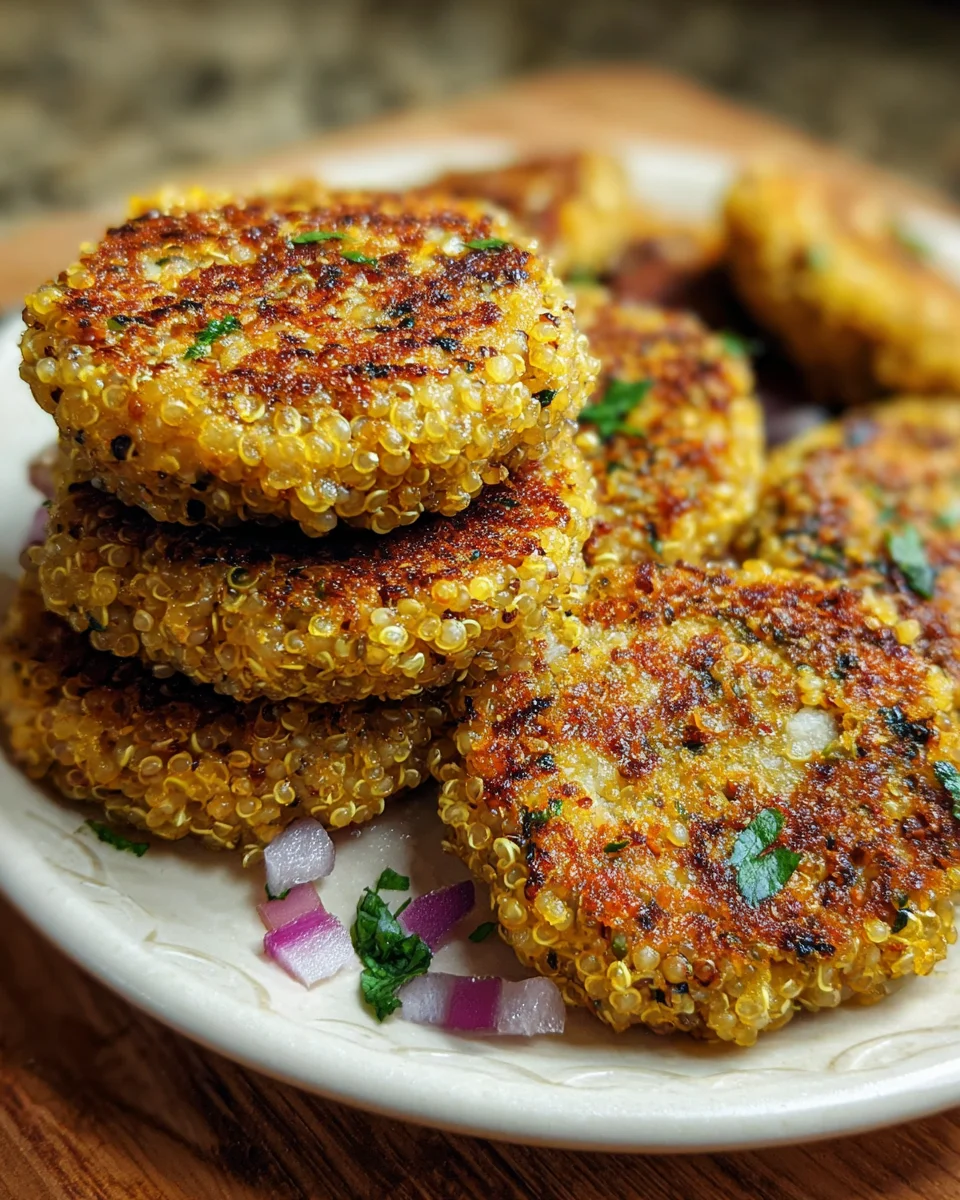 Cheesy Quinoa Patties