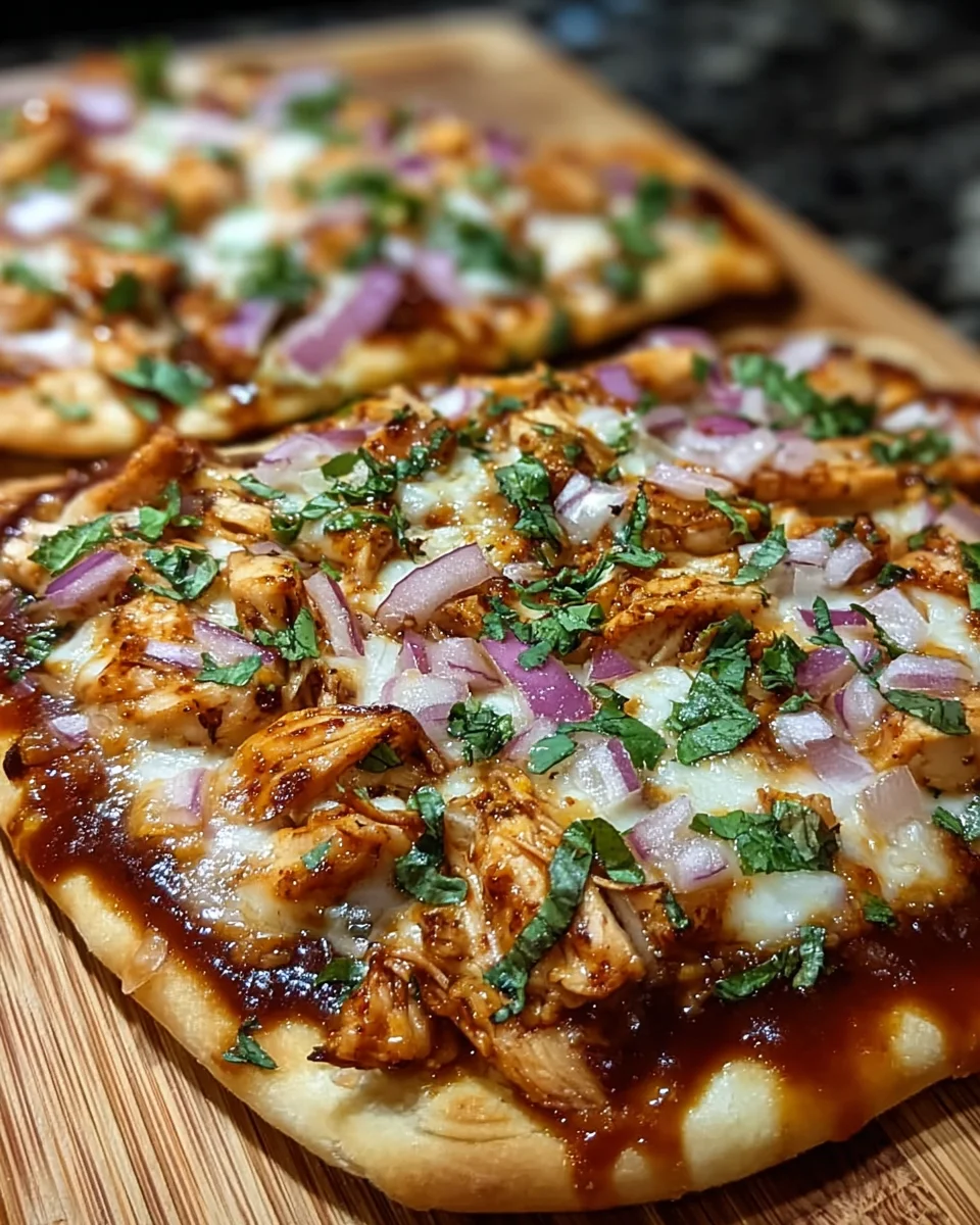 BBQ Chicken Flatbread Pizza