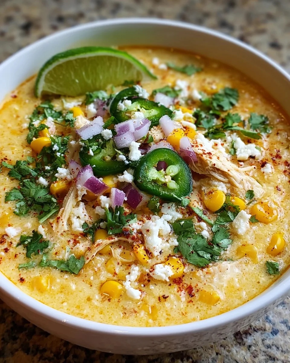 Mexican Street Corn Soup