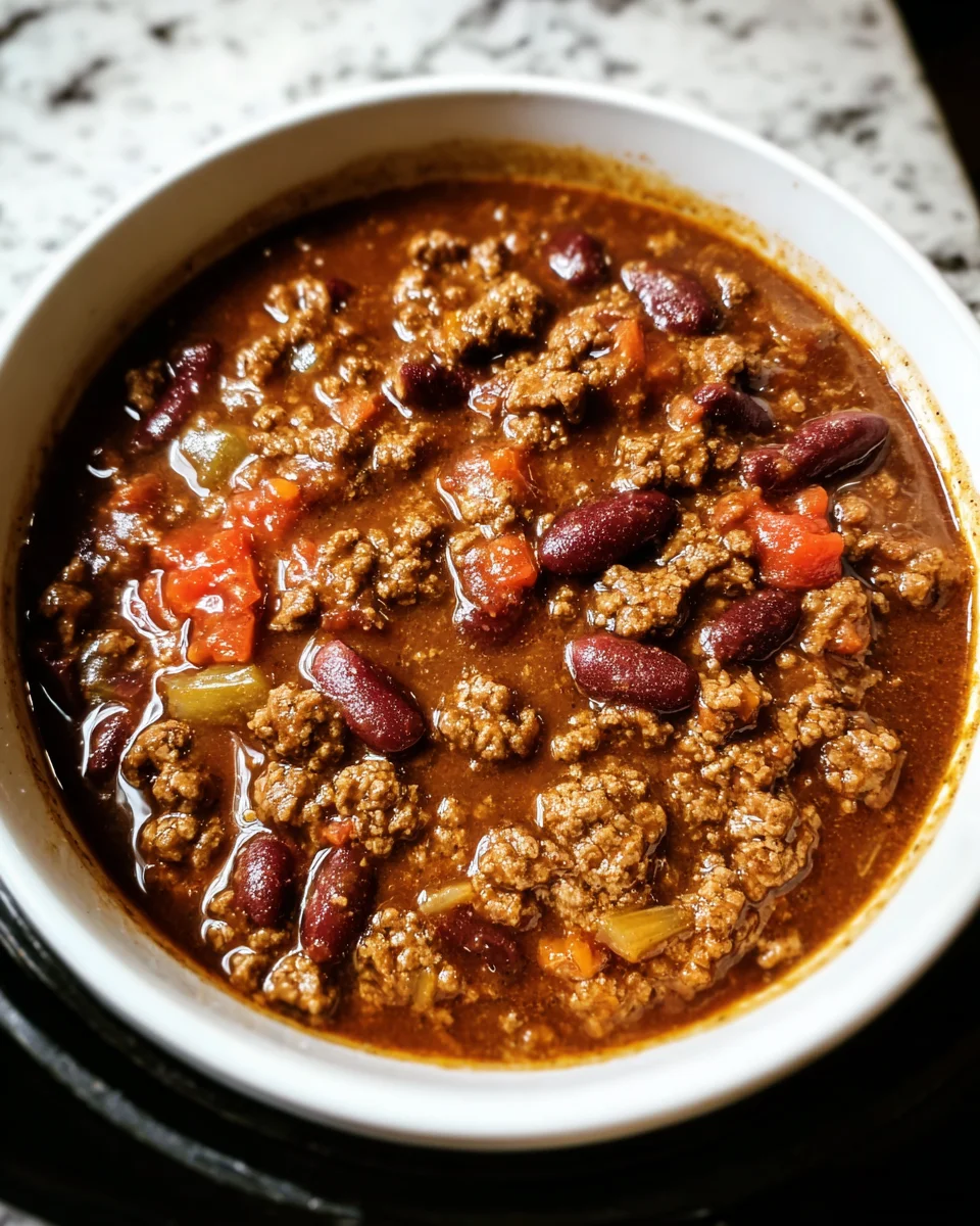 Dump and Go Crockpot Chili