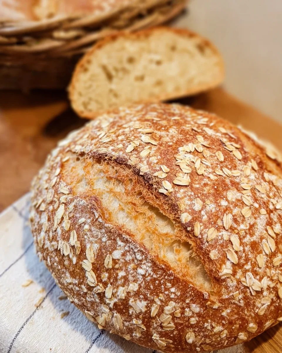 Honey Oat Sourdough Bread