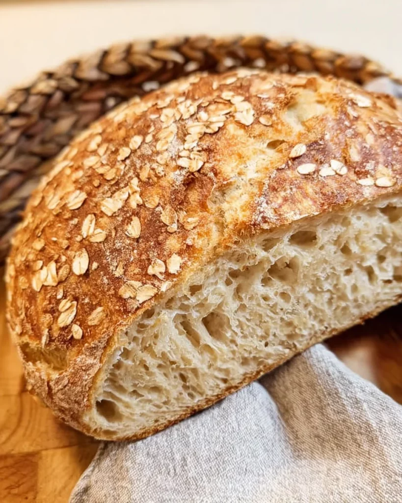Honey Oat Sourdough Bread 4 Honey Oat Sourdough Bread