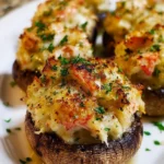 Crab Stuffed Mushrooms Recipe 5 codinofouad httpss.mj .runODt5spxkxh4 realistic Close up amate e0bff3cd 8434 4544 88da c5b44a8021c0 2