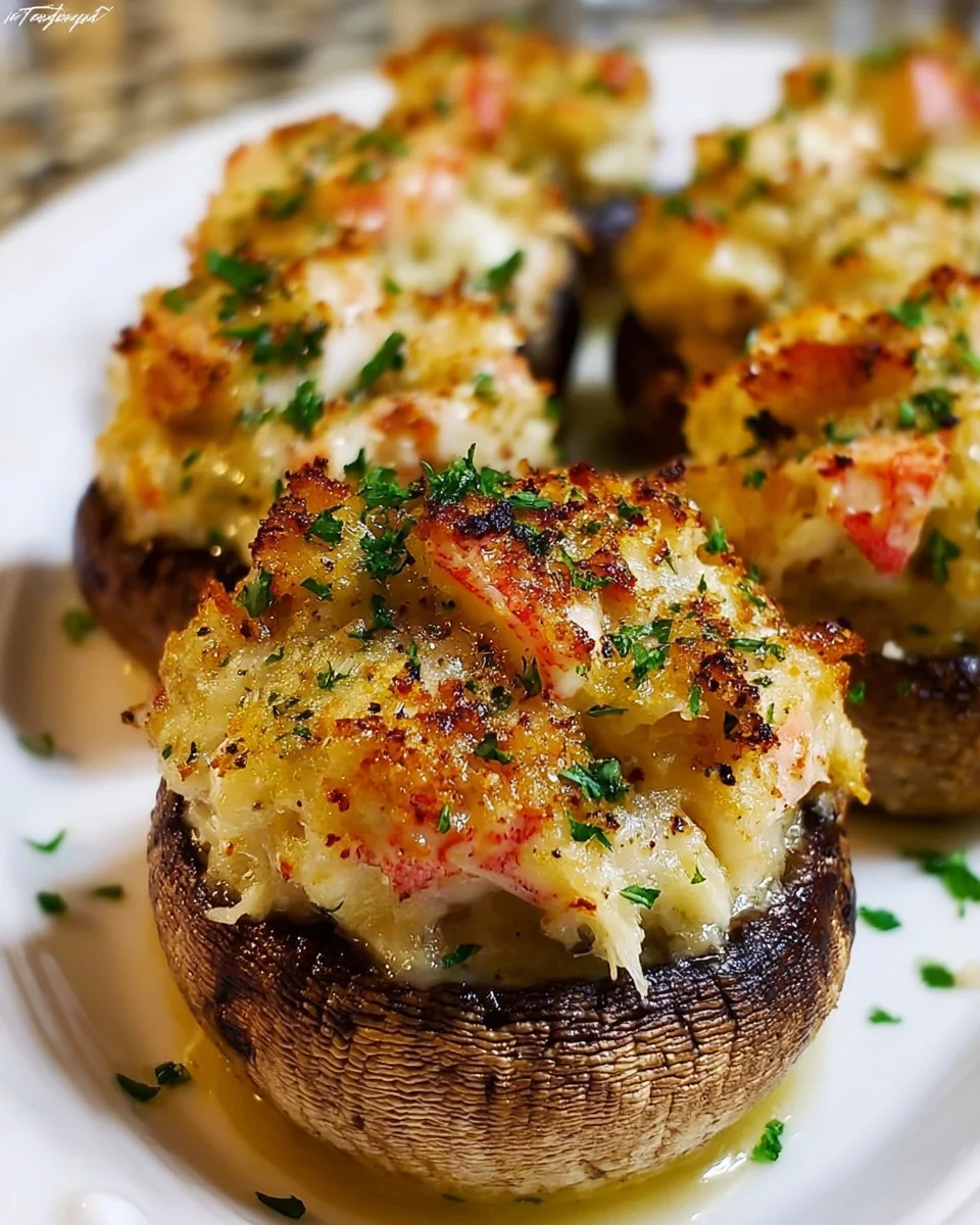 Crab Stuffed Mushrooms Recipe