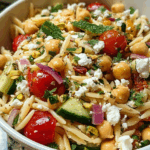 Herby Chickpea and Feta Pasta Salad 5 Herby Chickpea and Feta Pasta Salad