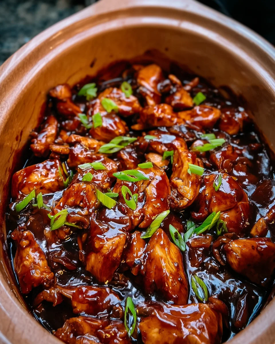 Bourbon Chicken Crock Pot