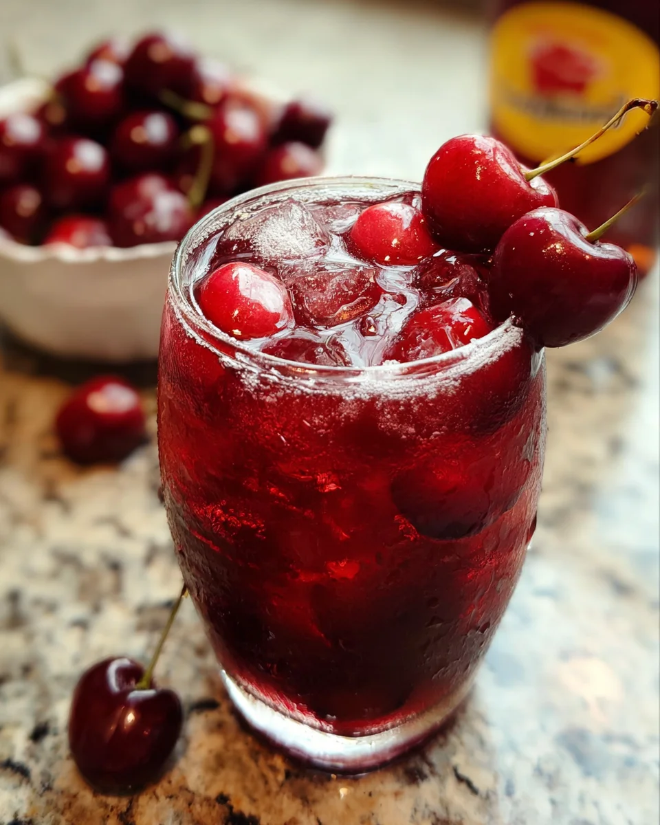 Sweet Cherry Iced Tea