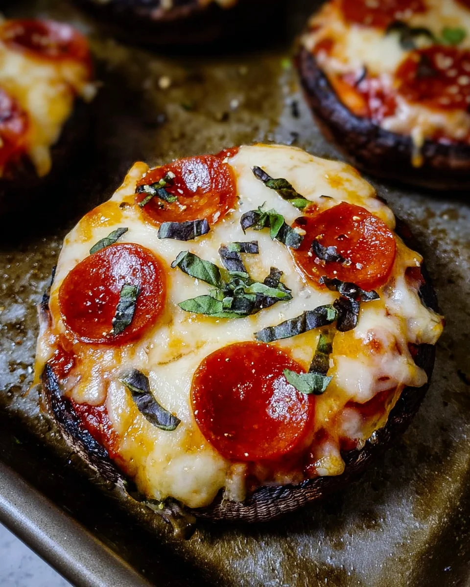 Pizza Stuffed Portobello Mushrooms that Wow Your Taste Buds!