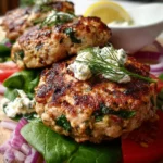 Greek Chicken Burgers 5 Greek Chicken Burgers