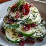 Cucumber Holiday Salad Cranberries 5 Cucumber Holiday Salad Cranberries