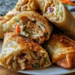 Chicken Coleslaw Egg Rolls 2 Chicken Coleslaw Egg Rolls
