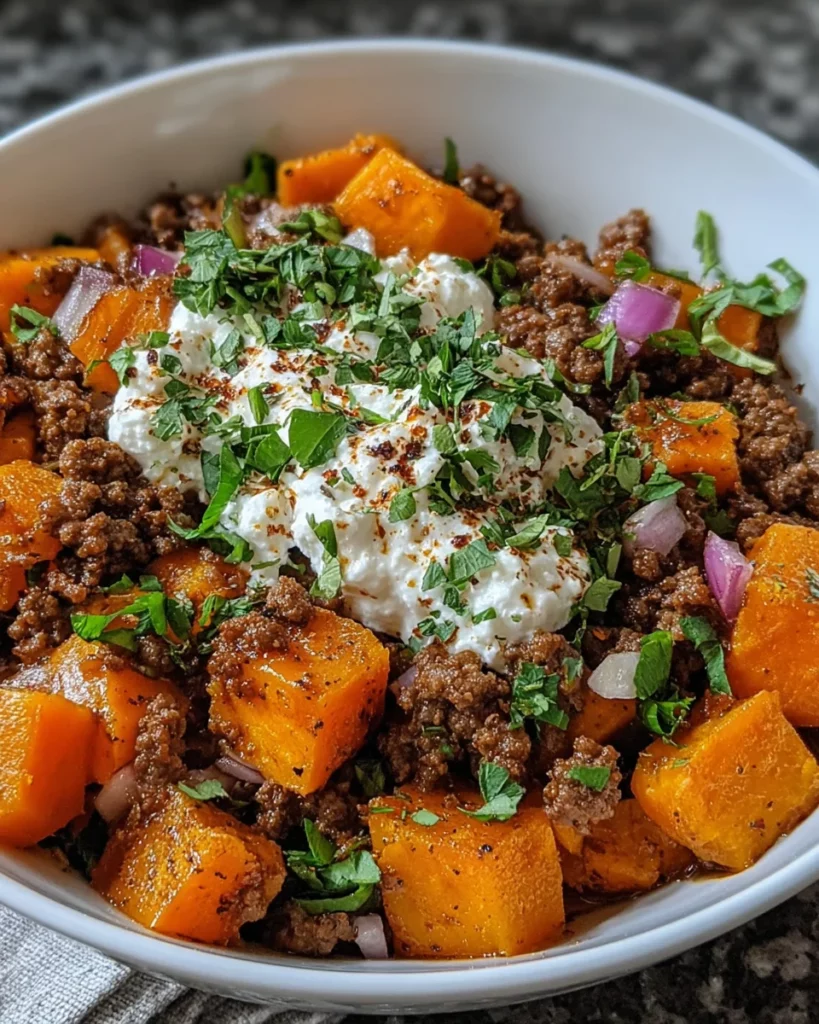 Ground Beef Sweet Potato Cottage Cheese Bowl 4 codinofouad httpss.mj .runhI2HWX2A5Us realistic Close up amate 2a56c831 7e9f 4e18 9f8b fc97ddb1cbcc 0