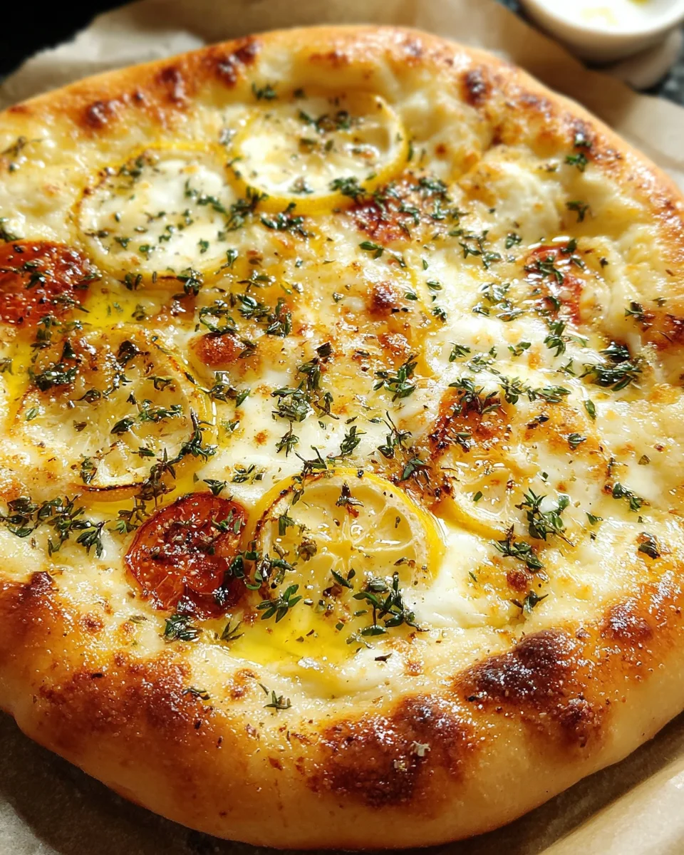 Lemon Pizza: A Refreshing Twist on Classic Flavor!
