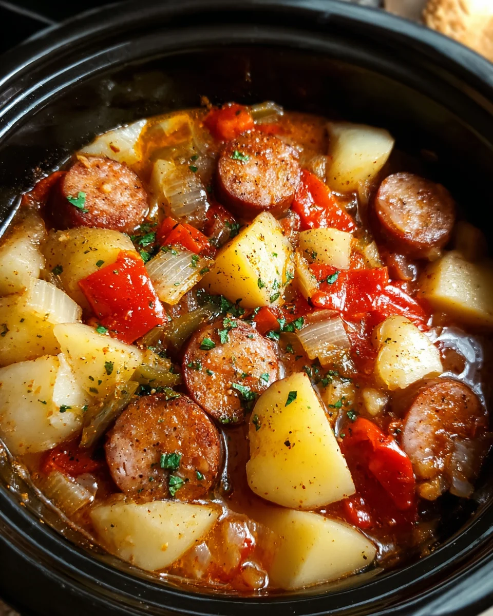 Crockpot Sausage Casserole