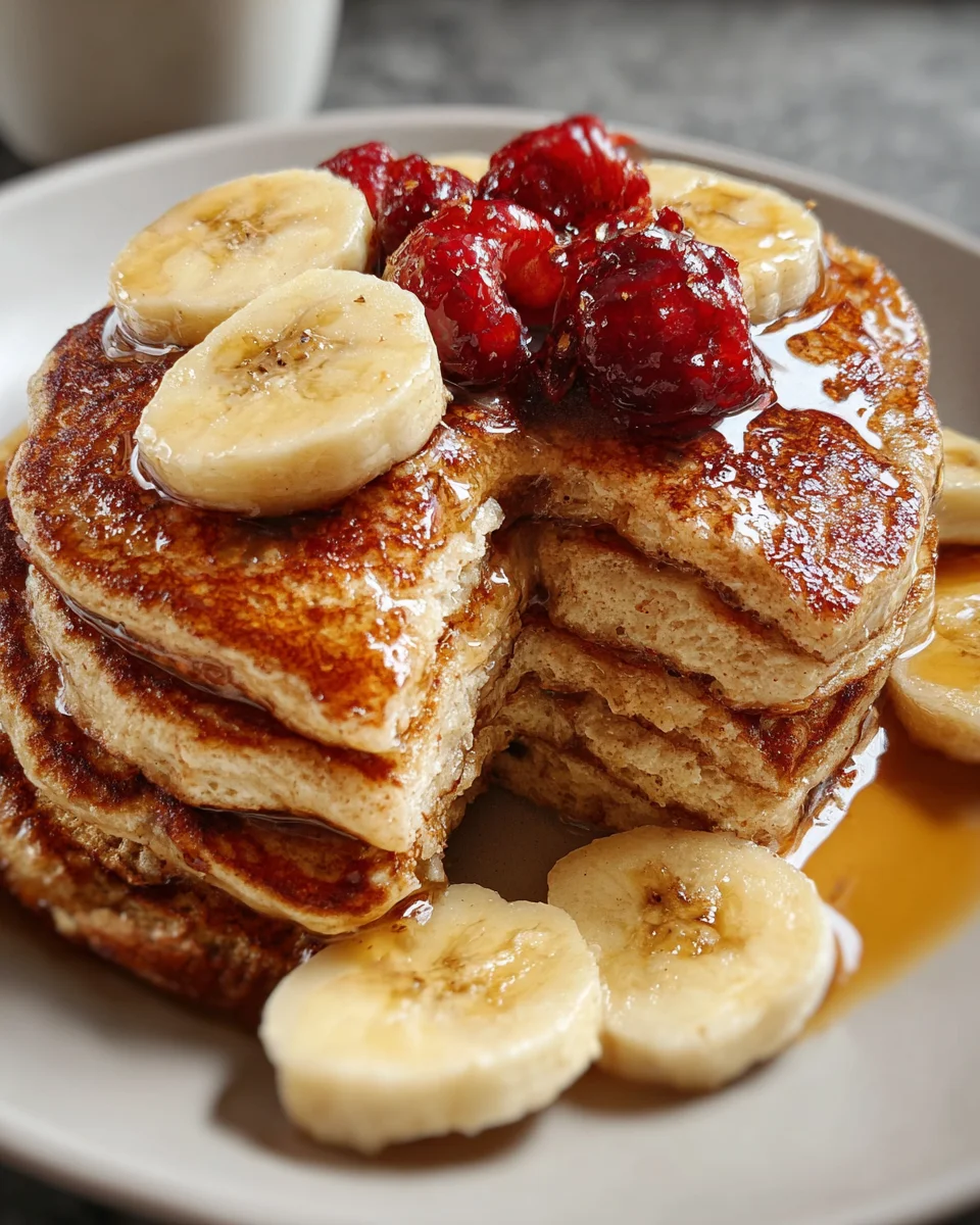Fitness Protein Pancakes Banana