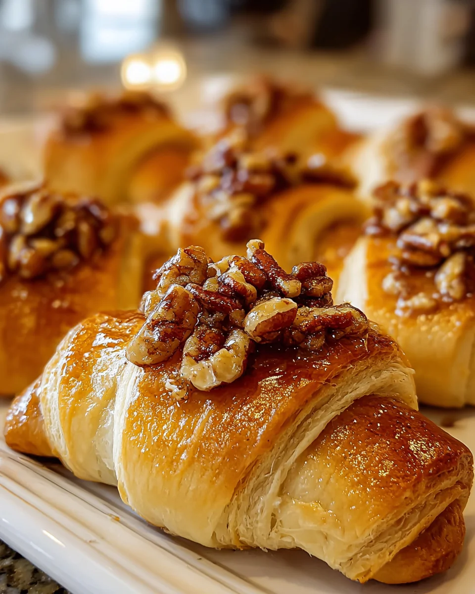 Pecan Pie Crescent Rolls