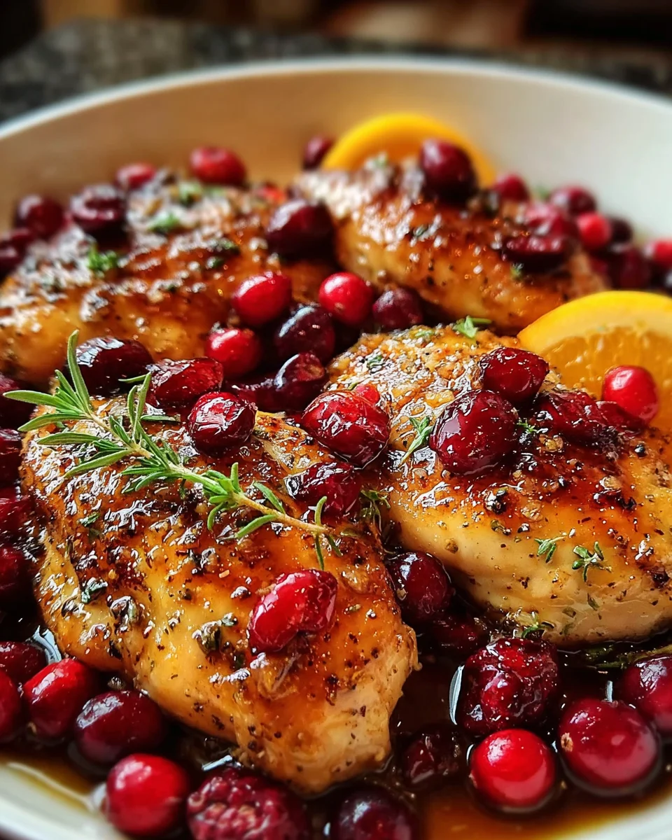 Cranberry Orange Chicken