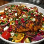 One-Pan Chicken Feta Pomegranate 5 codinofouad realistic Close up from Reddit. This delicious an dfd37359 47d2 4b21 838c 12d75dd1624d 0