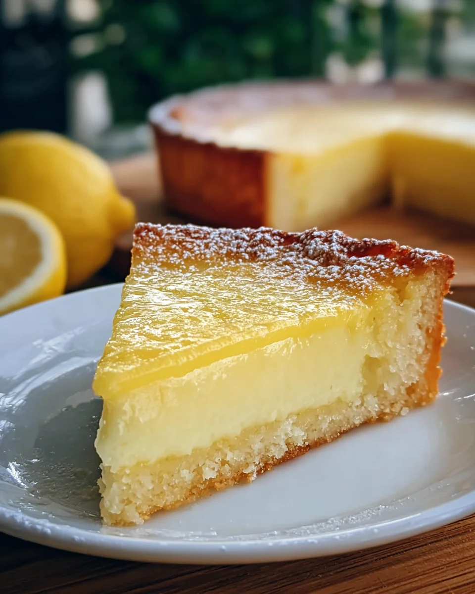 Italian Grandma’s Lemon Custard Cake will Delight You!