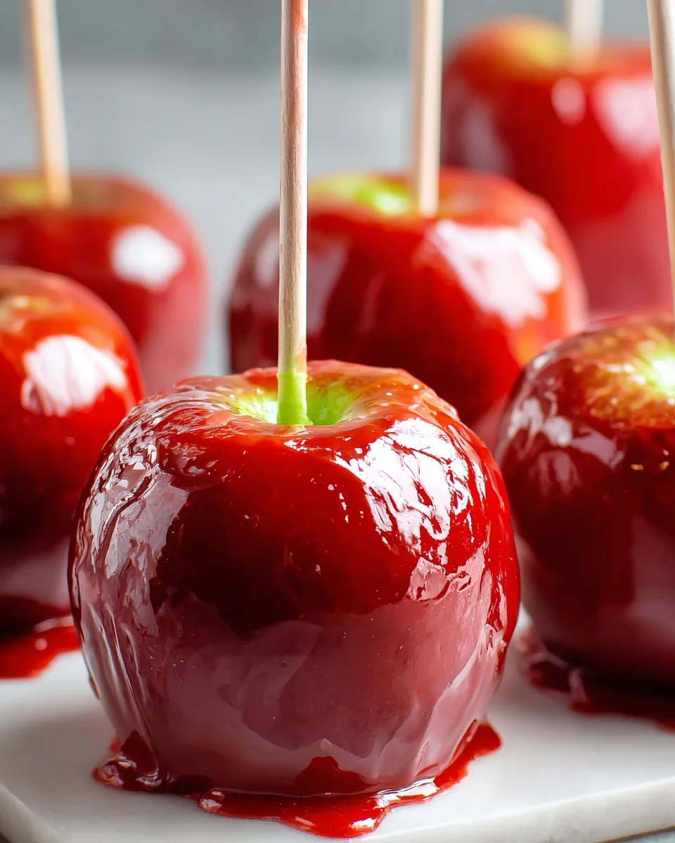 Candy Apples Iconic Fall Dessert