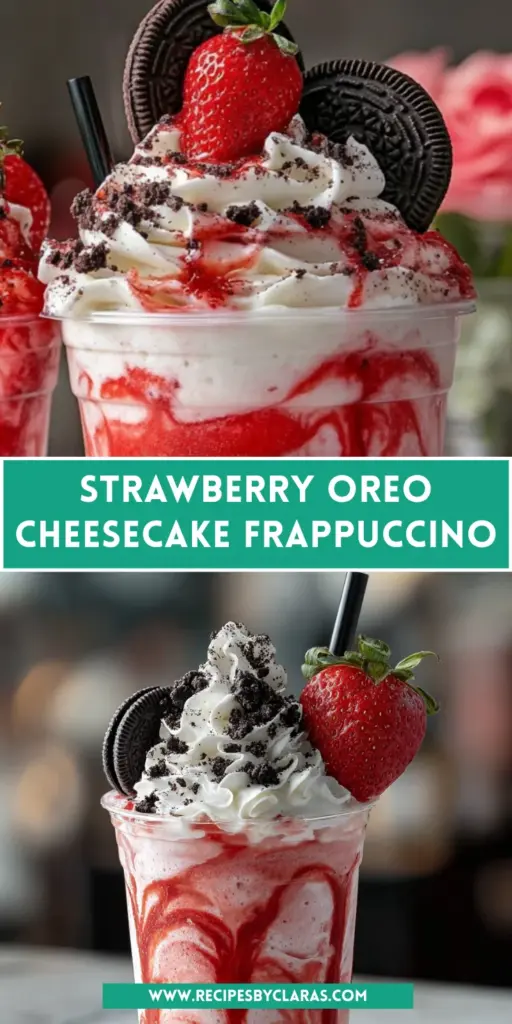 Strawberry Oreo Cheesecake Frappuccino recipe 🍓🍫✨: Indulge Today! 4 Watermelon Pineapple Salad 1 1