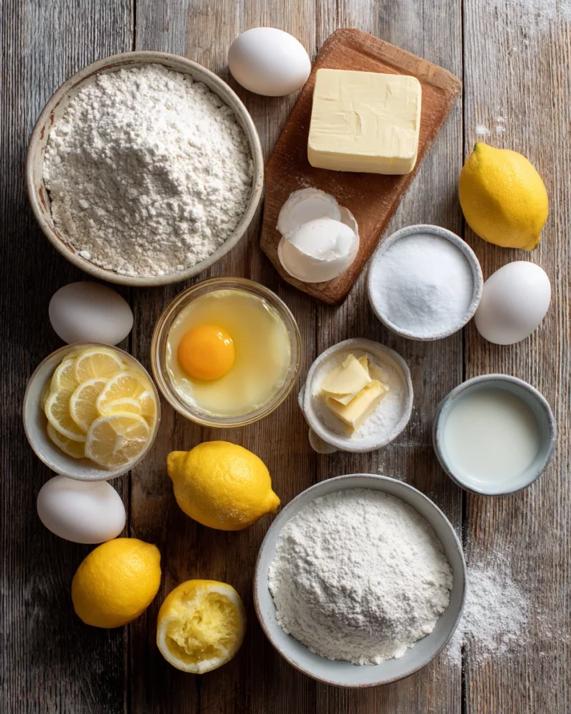 Italian Grandma’s Lemon Custard Cake will Delight You! 6 codinofouad A photo of the ingredients 1 cups all purpose flo c4175a76 c994 4ac9 a482 1d58cd410826 0