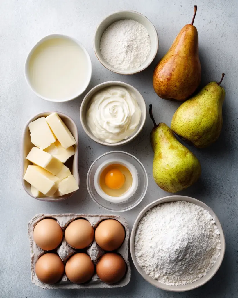 codinofouad A photo of the ingredients 3 large firm ripe pear 5346283e 1dda 496e 90d2 7fb38c587c60 0