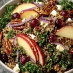 Cranberry Apple Quinoa Salad: A Refreshing Delight Today!