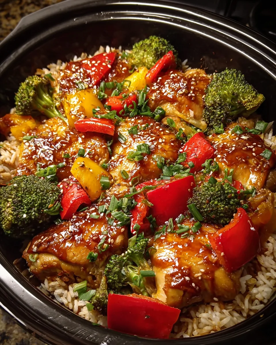 Crock-Pot Teriyaki Chicken And Rice