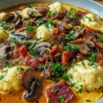Savory Creamy Hunters Sauce with Bacon 5 Savory Creamy Hunters Sauce with Bacon