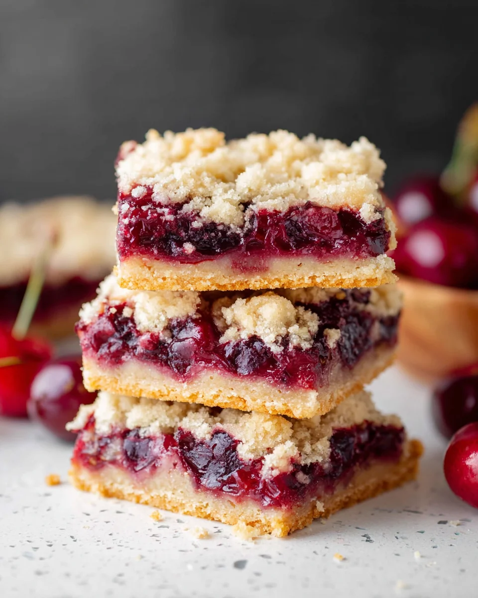 Cherry Crumb Bars: Delight in Every Bite of This Recipe!