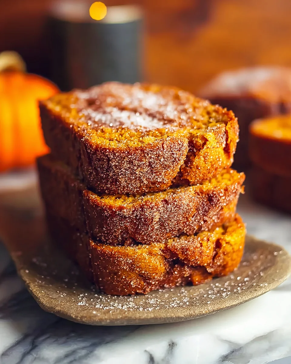 Simple Mini Pumpkin Bread with Cinnamon Swirl