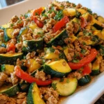 Ground Turkey and Zucchini Skillet 2 Ground Turkey and Zucchini Skillet